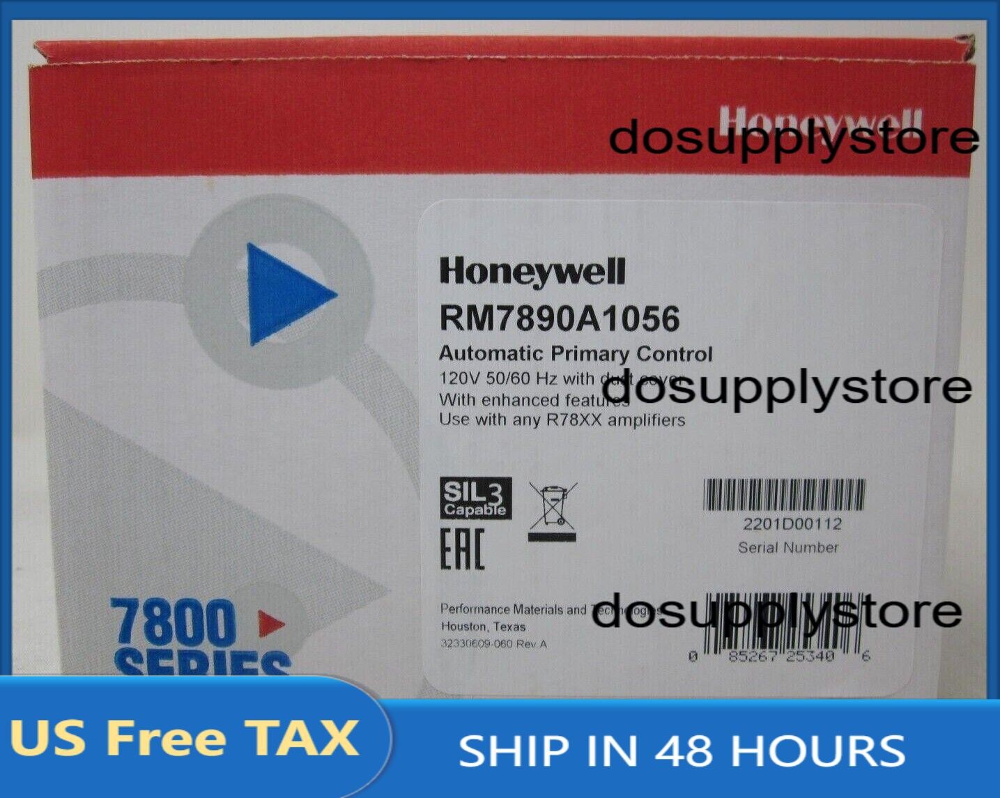 One Honeywell RM7890A1056 RM7890 A 1056 Controller new Free Shipping