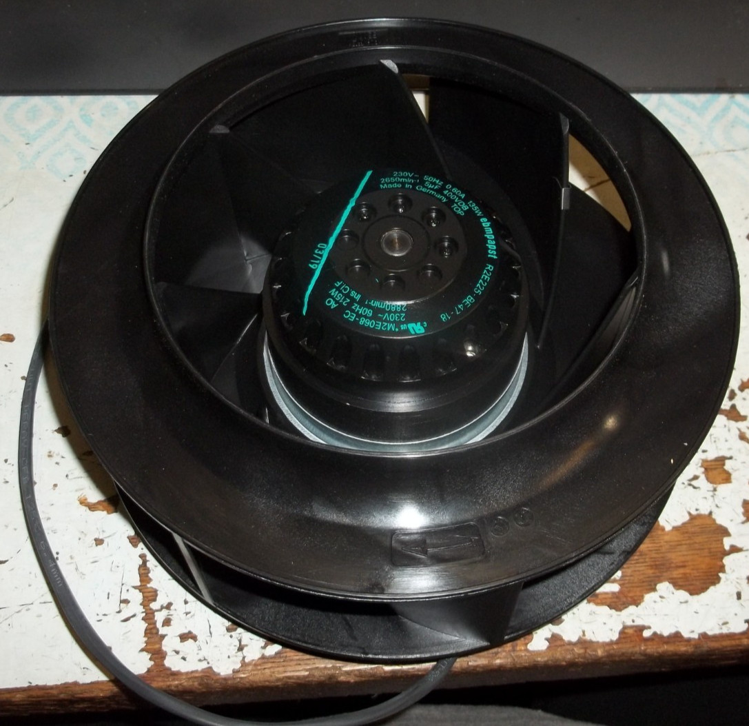 EBMPAPST R2E225-BE47-18 *M2E068-EC 230V 50HZ 0.60A 135W FAN IMPELLER (OO1)