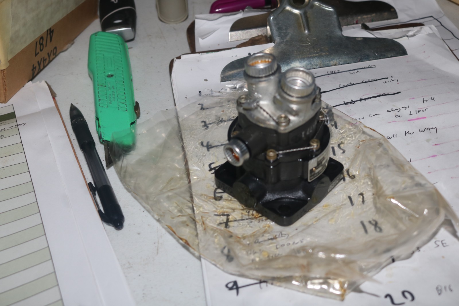 NOS ABEX Hydraulic motor pump AMO-5C-29A 3000 PSI Parker 58106 Aircraft