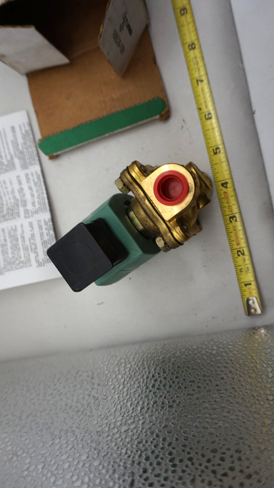 ASCO RED HAT 3/8″ 24VDC SOLENOID VALVE SC8210G001 NOS free ship USA
