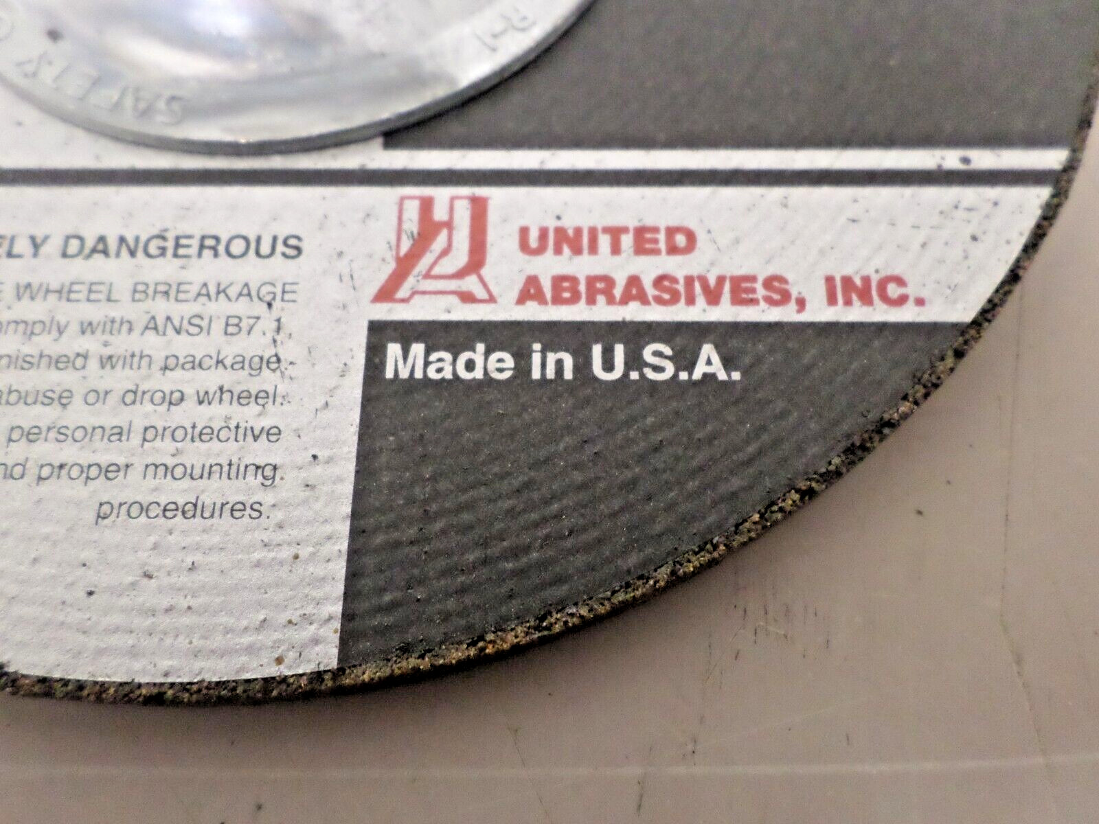 Lot of 2 – SAIT 20088 A46N-BF 7 x 1/4 Type 27 Depressed Center Grinding Wheels