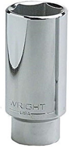 Wright Tool 4598 – 1/2Inch Drive 6 Point Spark Plug Holding Socket – 7/8Inch
