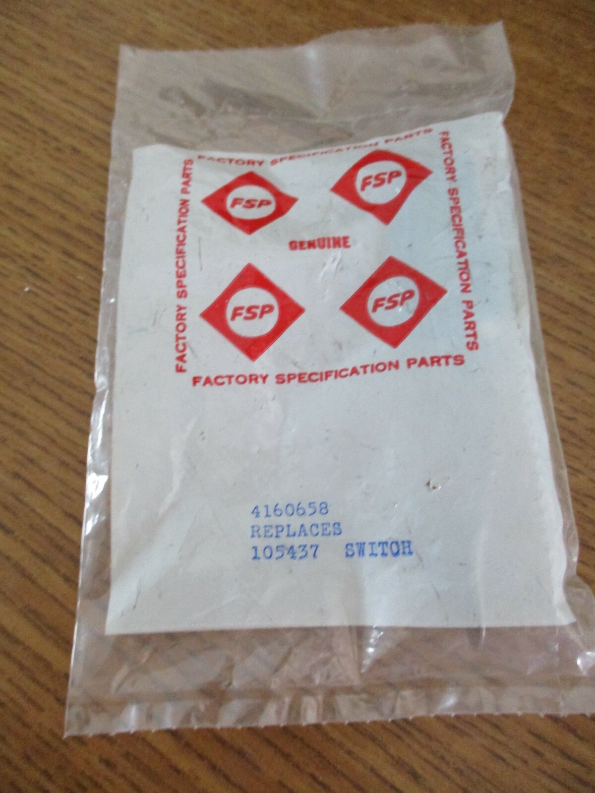 NOS FSP 4160658 Whirlpool Dishwasher Switch J228 FREE SHIPPING