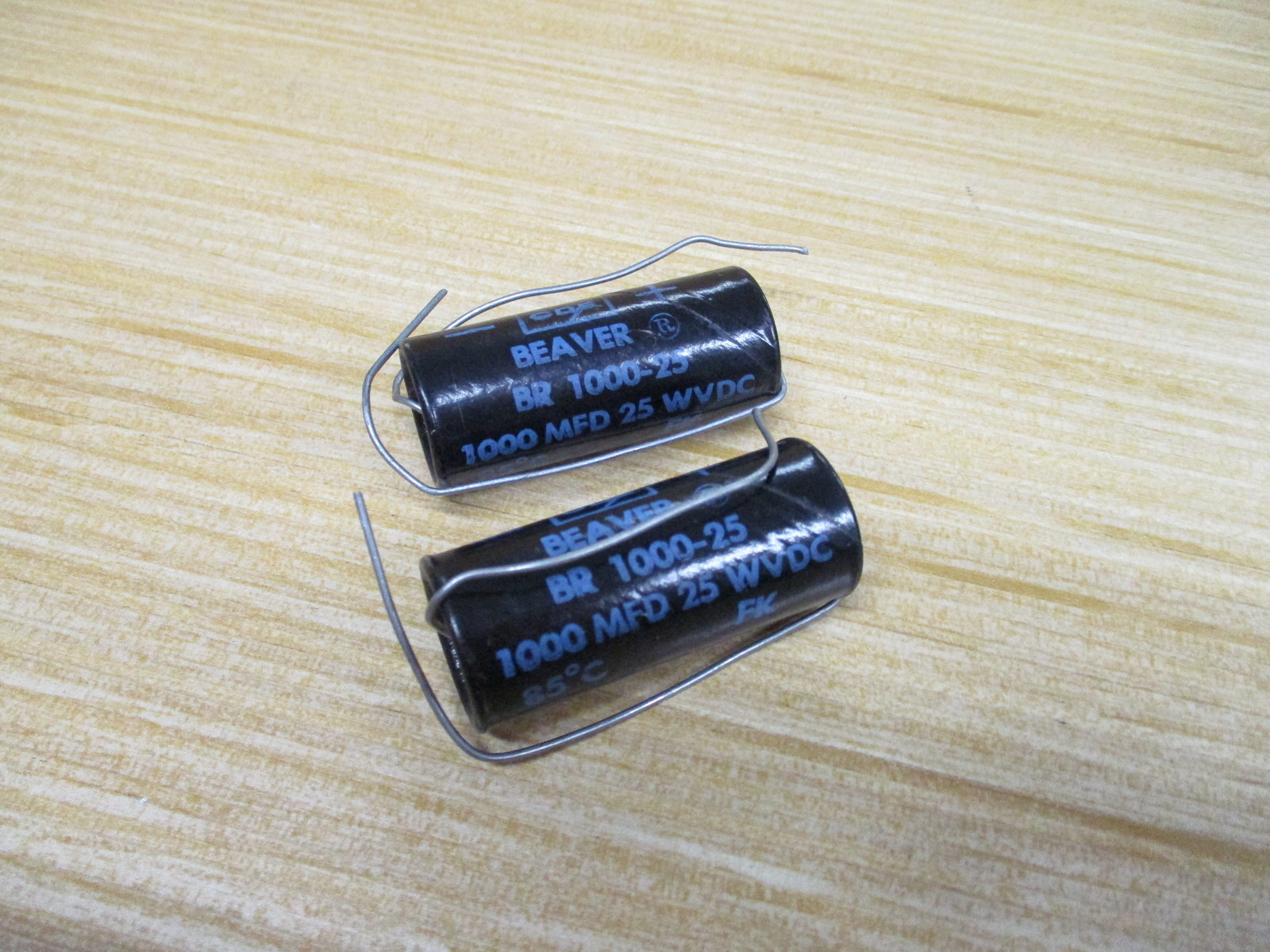 Cornell Dubilier BR 1000-25 CDE Beaver Capacitor 1000MFD 25WVDC (Pack of 2)