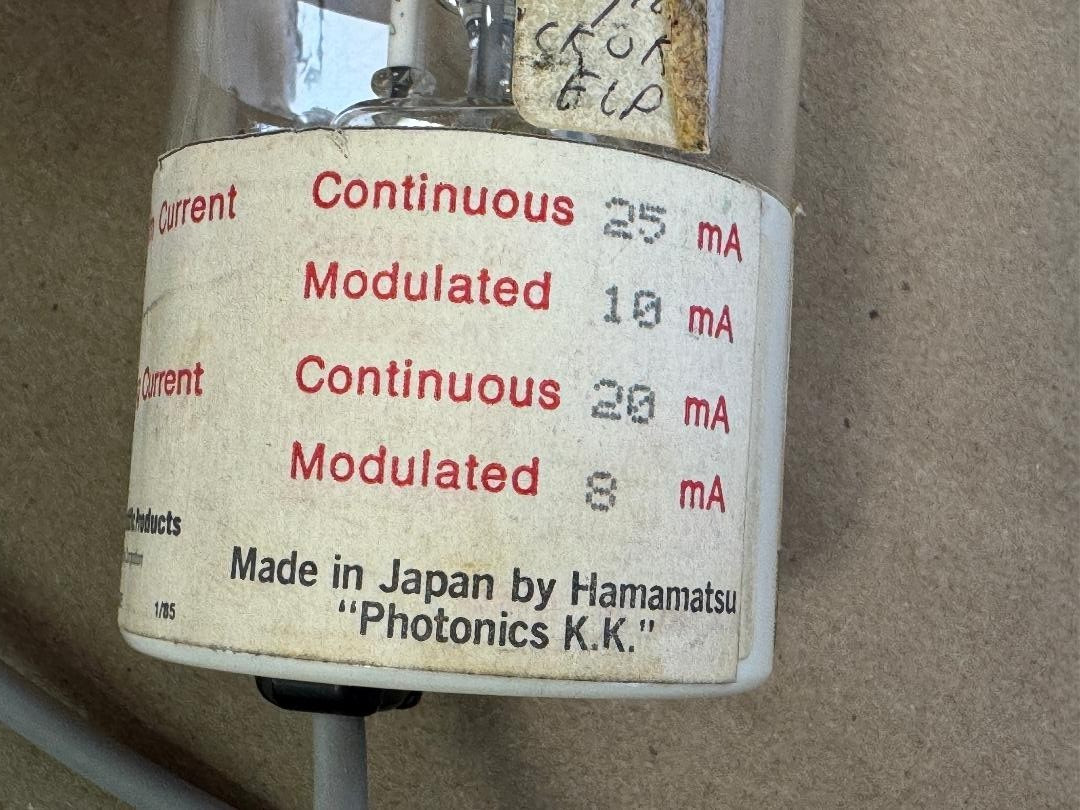 HAMAMATSU C/N S7251 34 HOLLOW CATHODE LAMP ELEMENT SE