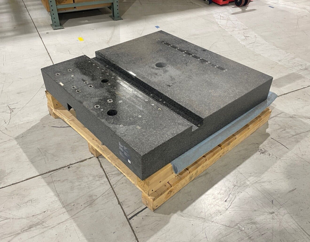 Mycrona Maschinentyp CMM Machine Granite Base, 45-1/2″ x 44-11/16″ x 7″