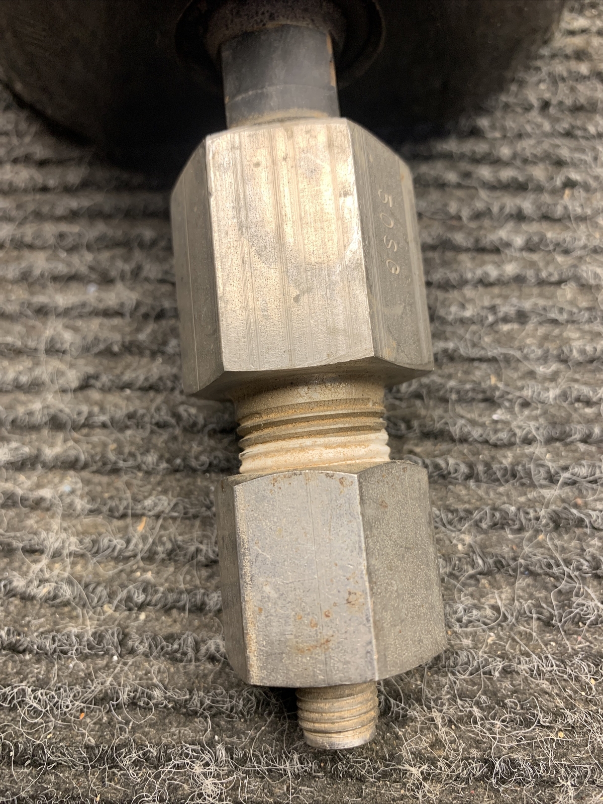 Used Ashcroft Duragauge Q-4832 AISI 316 Tube Steel Socket Welded 0-1000 PSI