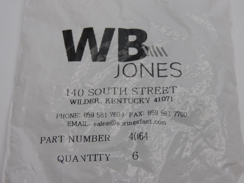 WB JONES 4064 (PKG OF 6) NSMP