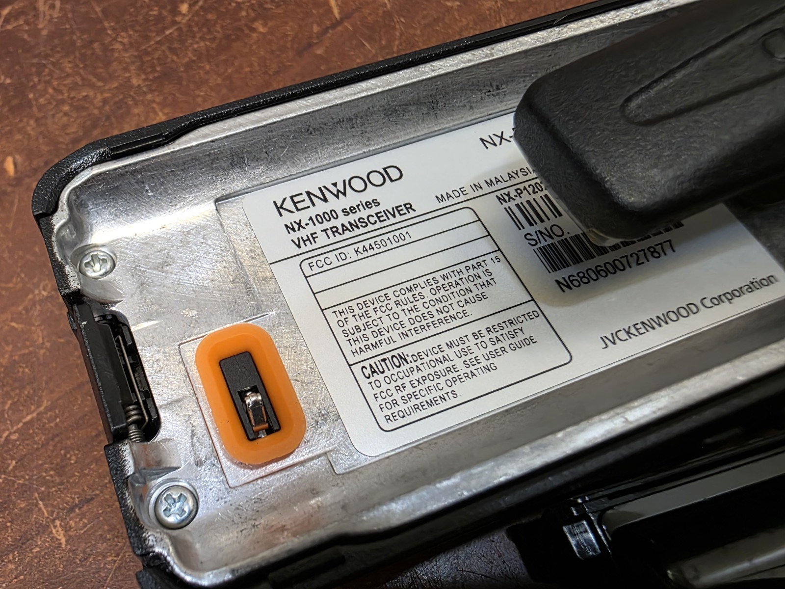 Kenwood ProTalk NX-P1202AVK Two-Way Radio: VHF Black NX-P1202-AV K