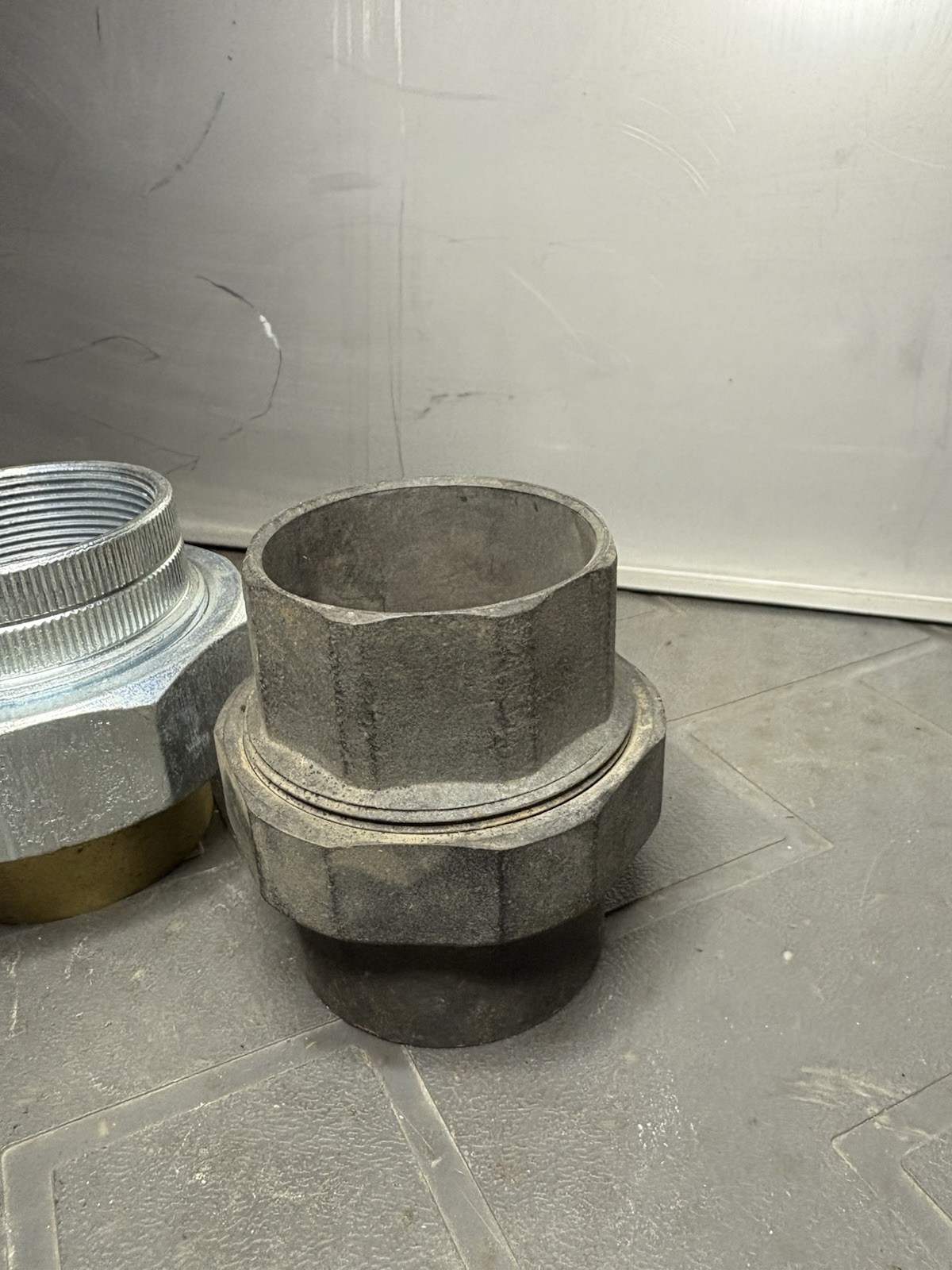 Qty OF 2 . – One COPPER SLIP, SWEAT PIPE UNION & One Dielectric Union . 2”