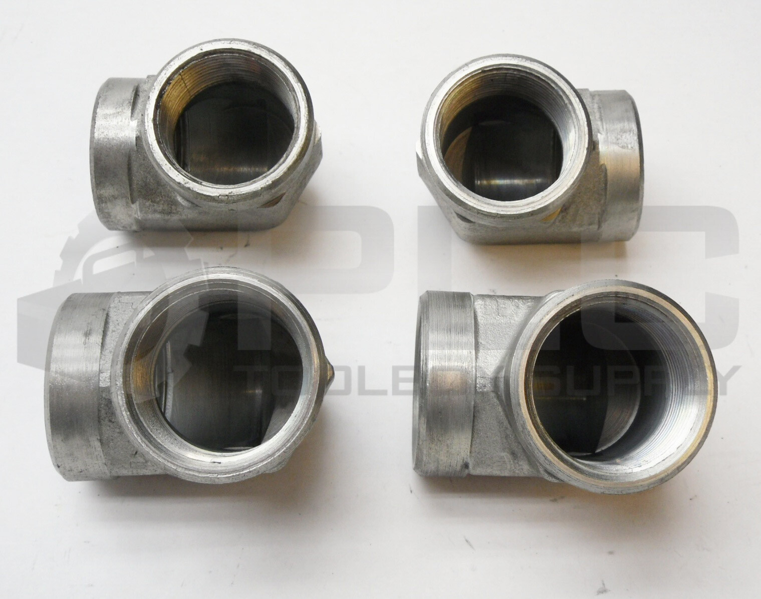 LOT OF 4 NEW PARKER 1-1/2″ TO 1-1/2″ NPT THREADED FEMALE CAST IRON 90° ELBOW