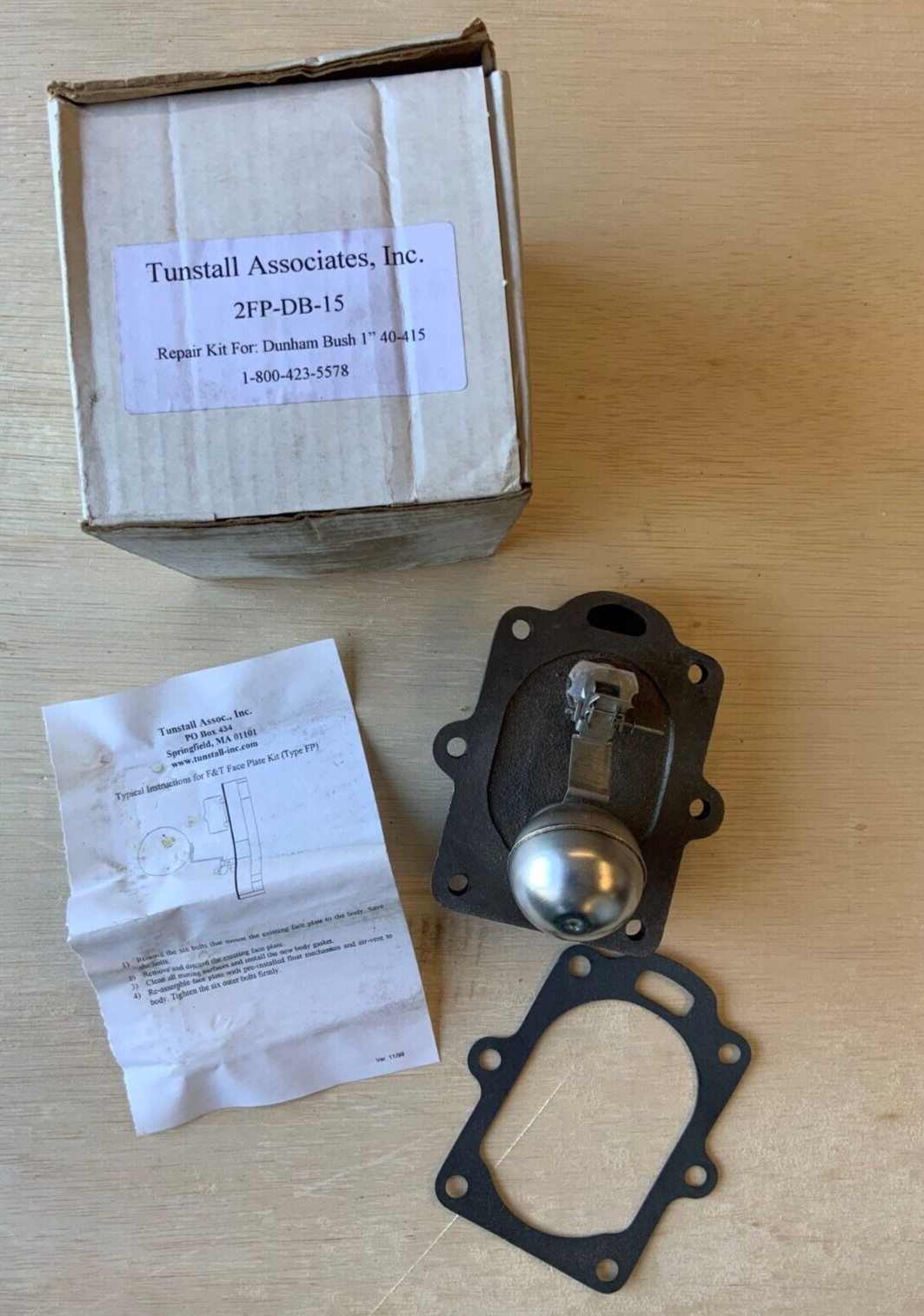Tunstall Assoc. 2FP-DB-15 Repair Kit