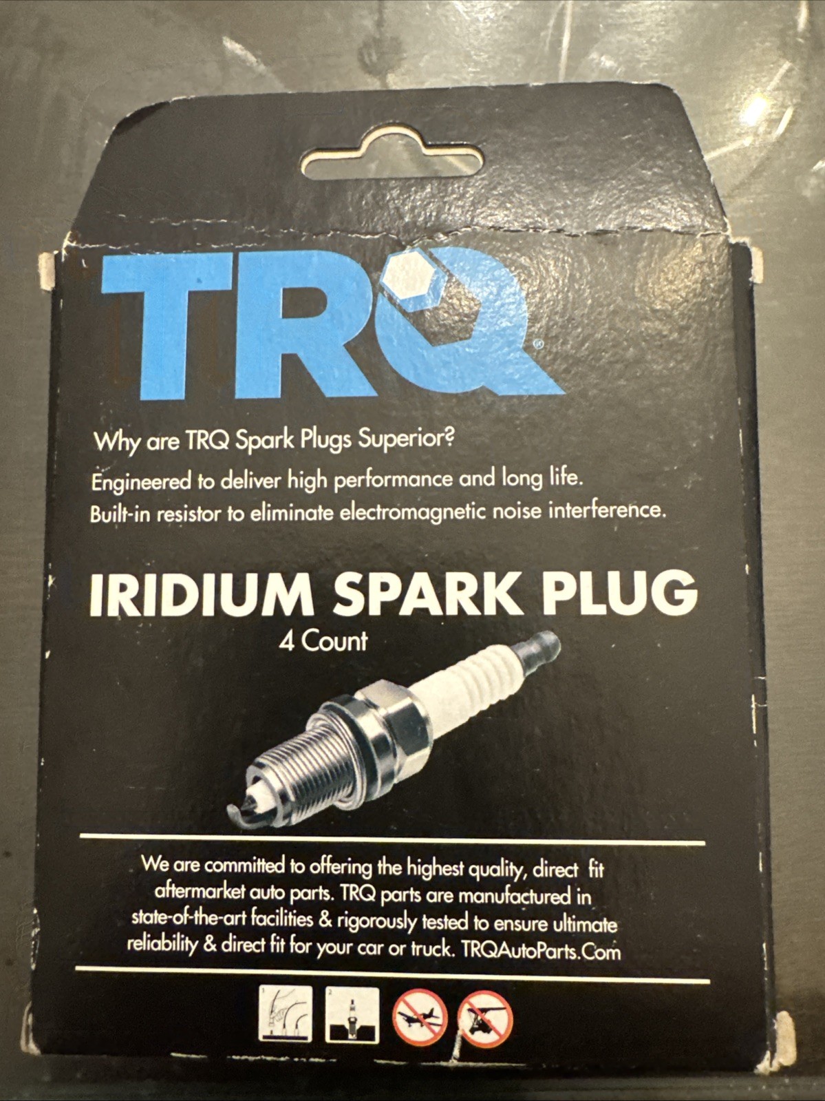 TRQ Iridium Spark Plug 4 Count SPA02124 New!