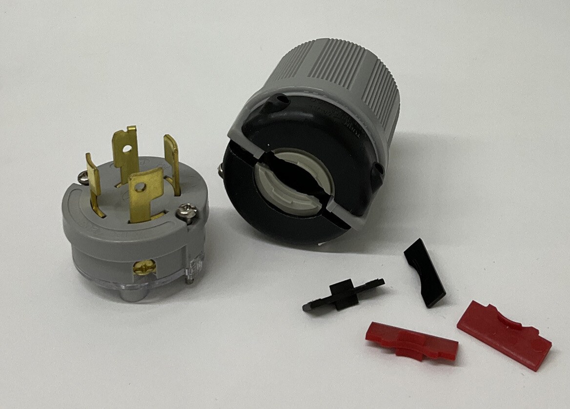 Cooper Arrow Hart Locking Plug Gray 20A/4P/4W