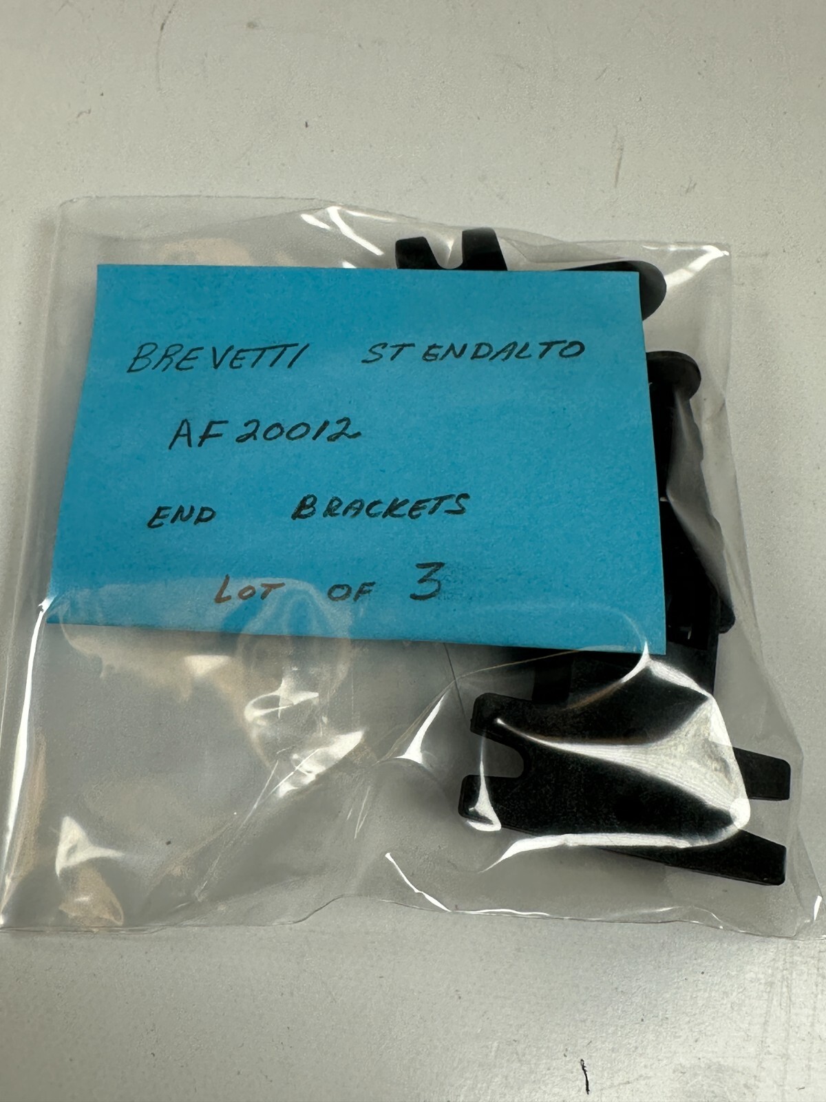 Brevetti Stendalto AF20012 Nylon Cable Chain End Brackets (Lot of 3) New