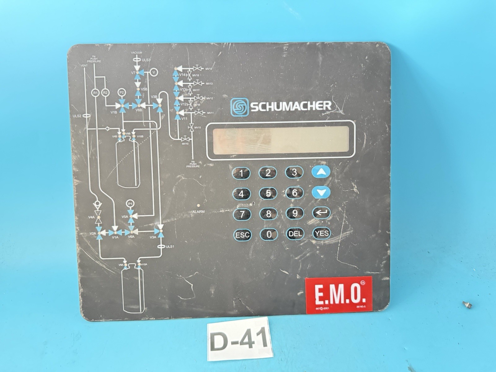 Schumacher 1739-3013 Controller Panel with PCB Board – Industrial Control HMI Ke