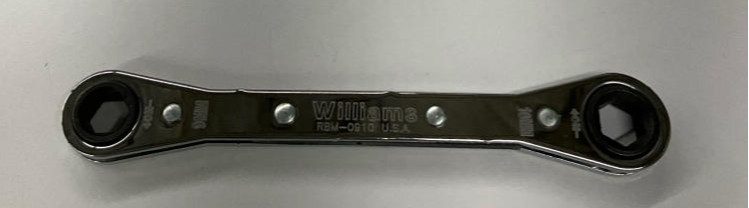 Williams RBM-0910 9MM X 10MM 6-Point Box Flat Ratcheting Wrench