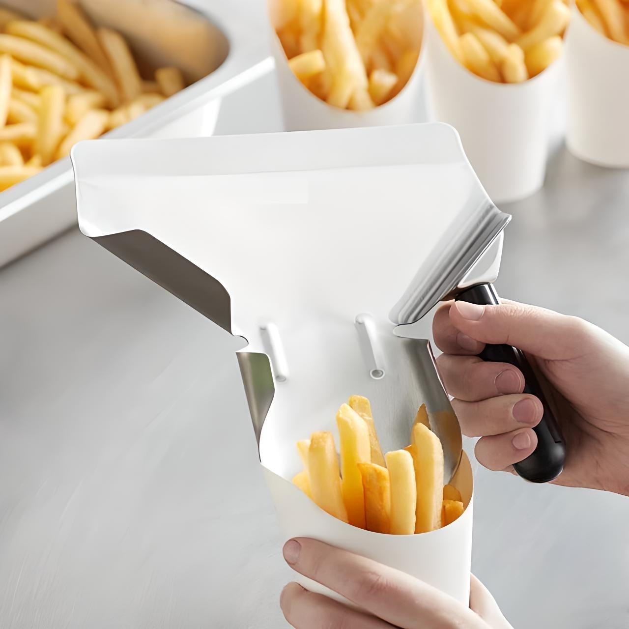 OCS Parts 3-Pack Fill Scoops for Popcorn and French Fries | Right Handed