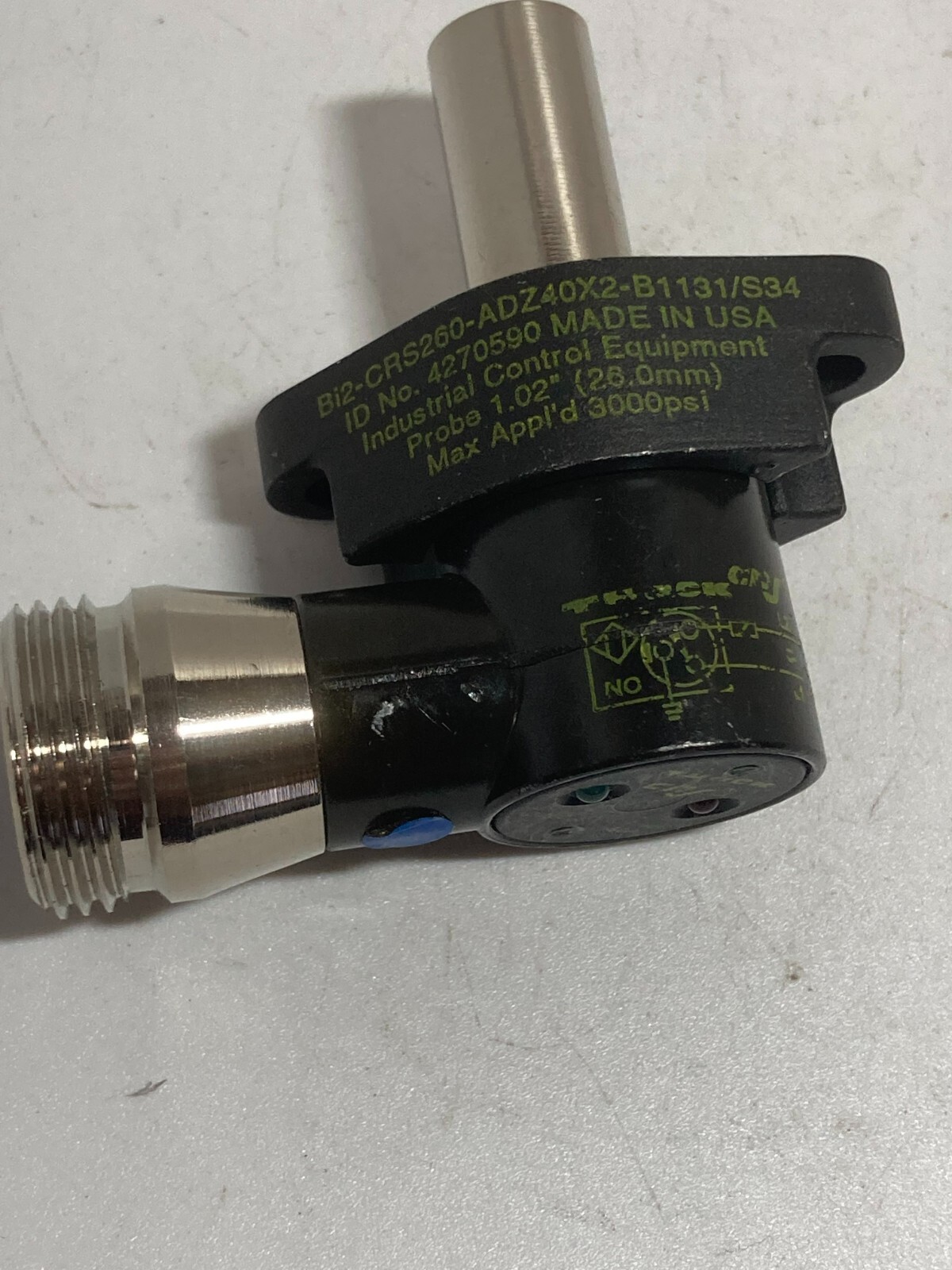 TURCK BI2-CRS260-ADZ40X2-B1131/S34 PROXIMITY SENSOR 2MM SENSING NO 1.02 PROBE3