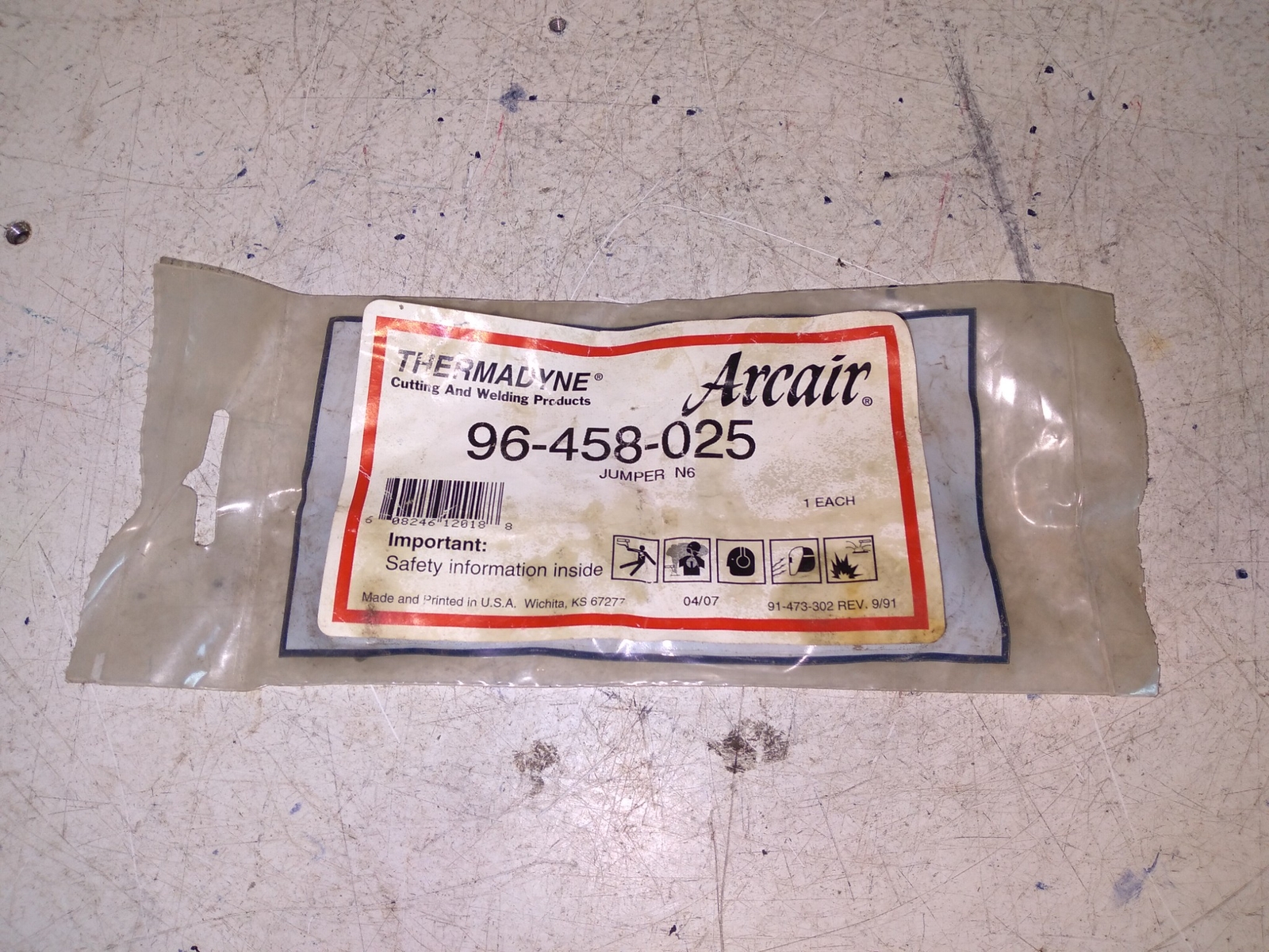 ARCAIR THERMADYNE 96-458-025 JUMPER N6