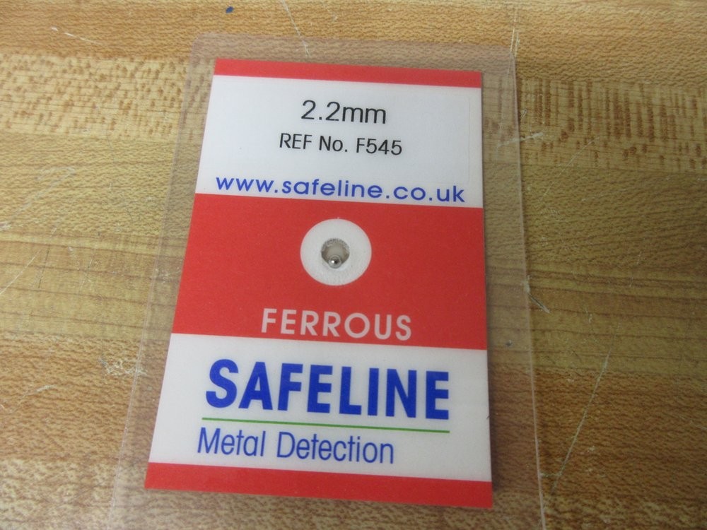 Mettler Toledo TC10220FE Safeline Metal Detection Test Card TC1 2.2MM FE