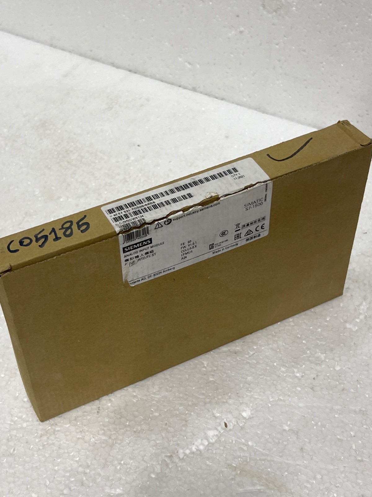 Siemens 6ES7531-7QD00-0AB0 Simatic S7-1500 Analog Input Module