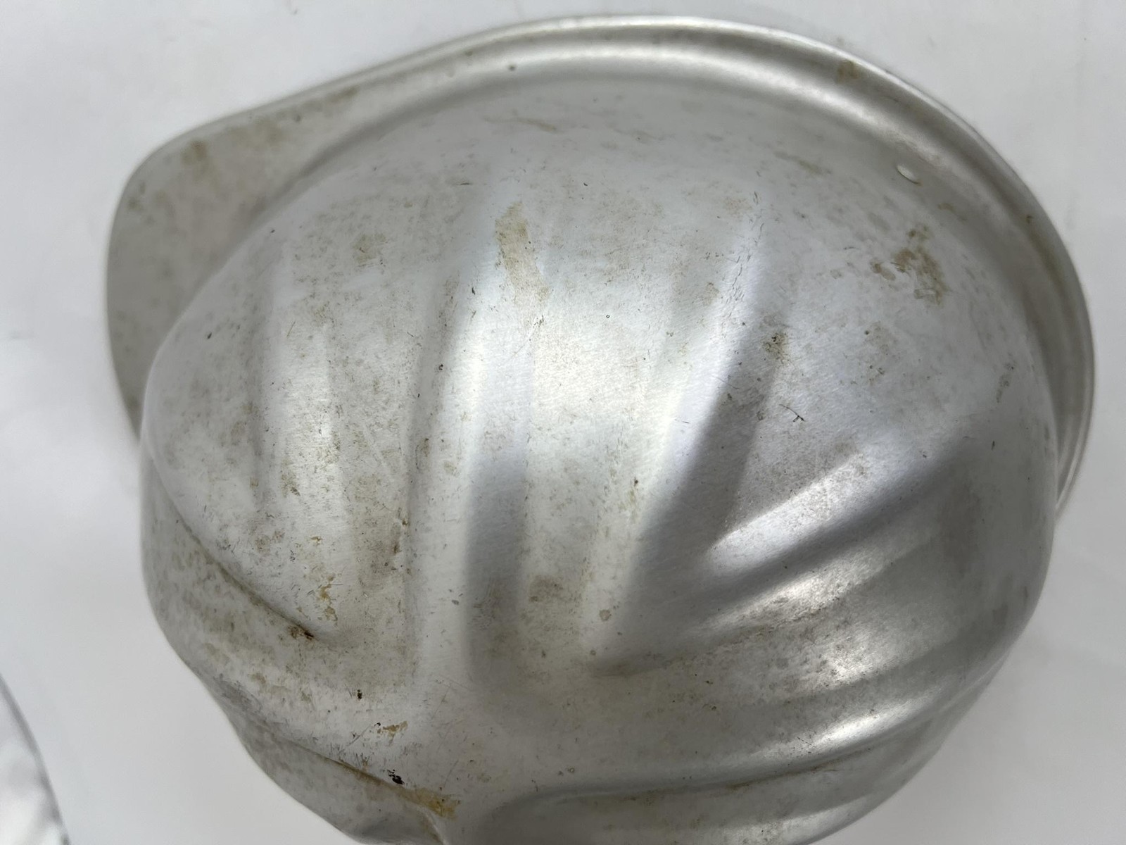 Vintage MSA McDonald T Cap-Standard Aluminum Hard Hat Helmet Safety Silver USA