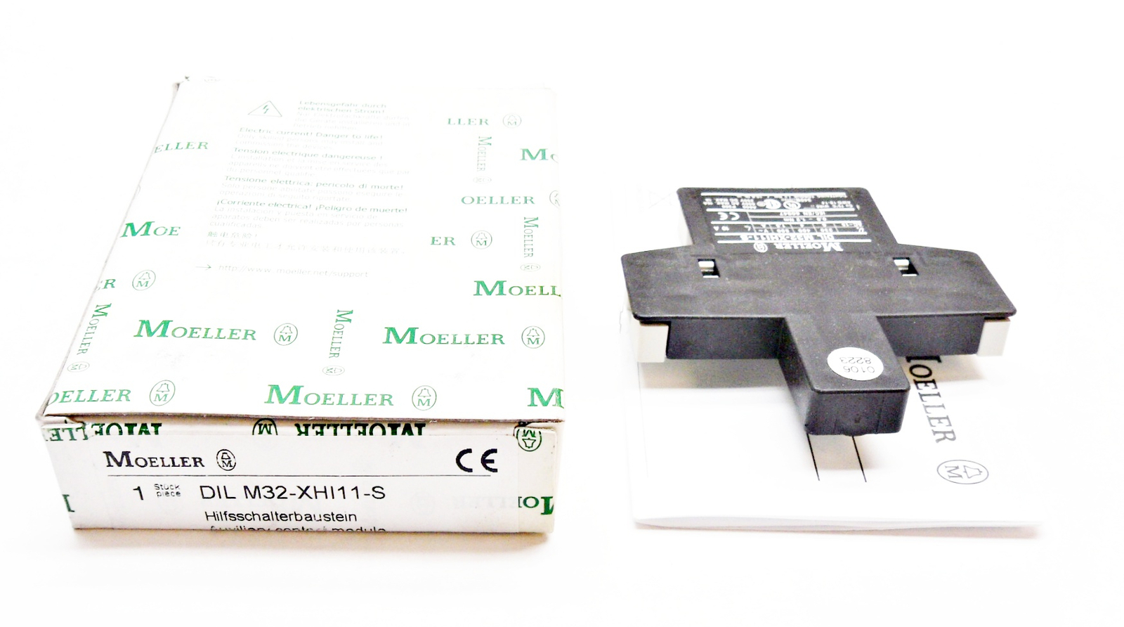 NEW EATON KLOCKNER MOELLER DIL M32-XHI11-S AUXILIARY CONTACT MODULE