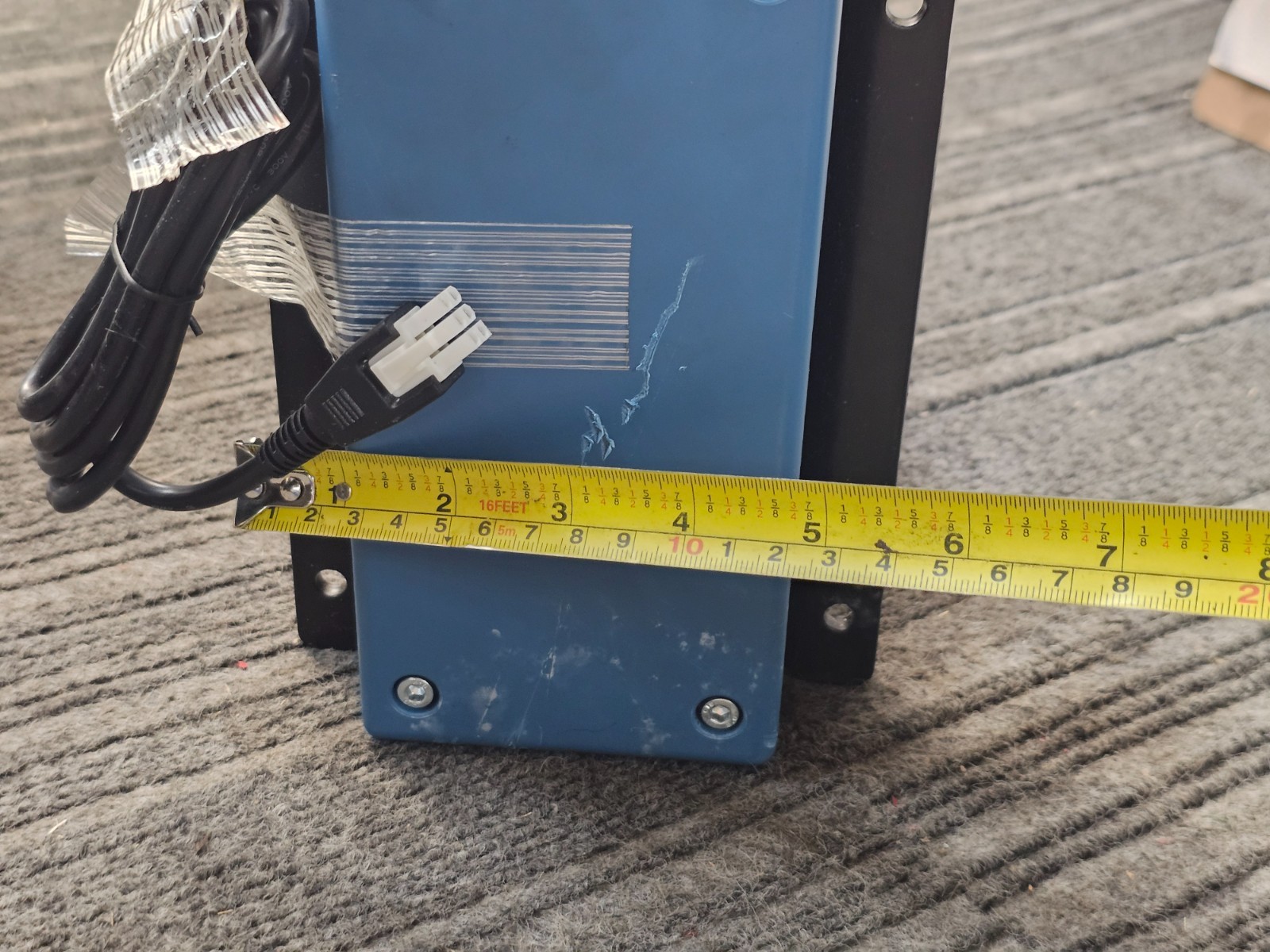 Height Adjustable Desk Replacement Leg Only, 22.5″ Black EC38SP1D3M21-1-650/560