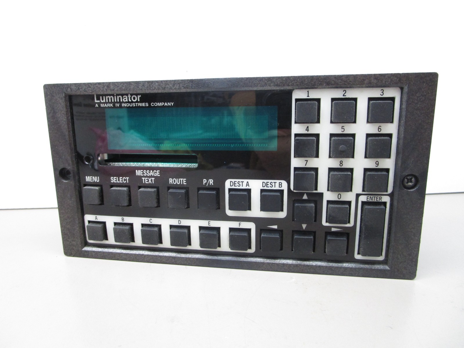 Luminator 510496001 MAX 2000 ODK Destination Sign Operator Display Keyboard