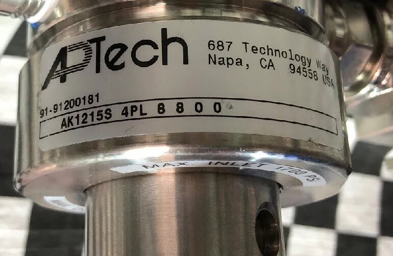 APTECH Pressure Regulartor AK1215S4PL8800, SS-45S12, ATC-910-00135, 12ET12-316
