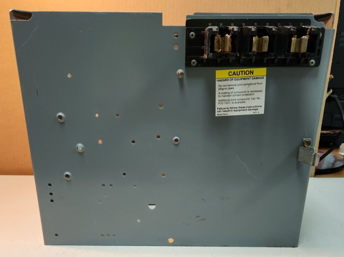 😎 SQUARE D 25 AMP BREAKER 12″ MCC FEEDER BUCKET MODEL 6 480Y/277 VAC 3 PHASE