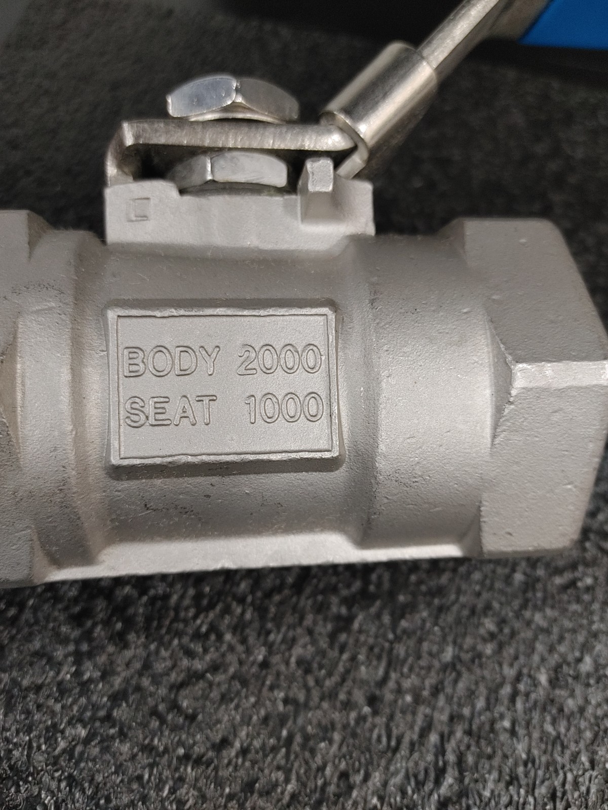 JAMESBURY J 1 1/2 CF8M BODY 2000 SEAT 1000 Ball Valve