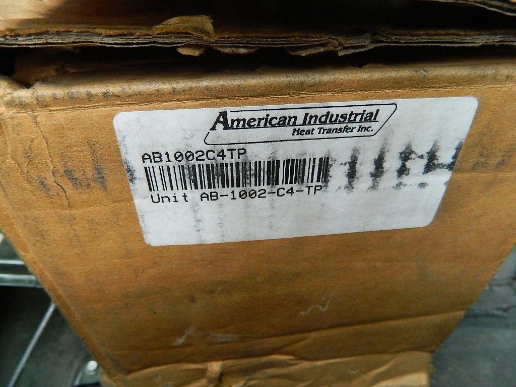 American Industrial Heat Exchanger AB-1002-C4-TP TUBES 150 PSI 0618 NEW