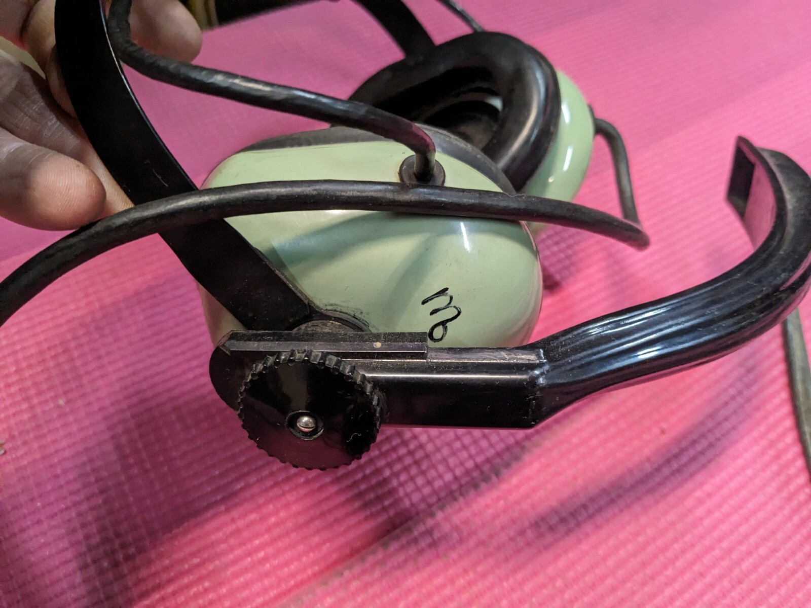 Lot of 2 David Clark Aviation Headsets H5030 & H5040 **UNTESTED, FOR PARTS**
