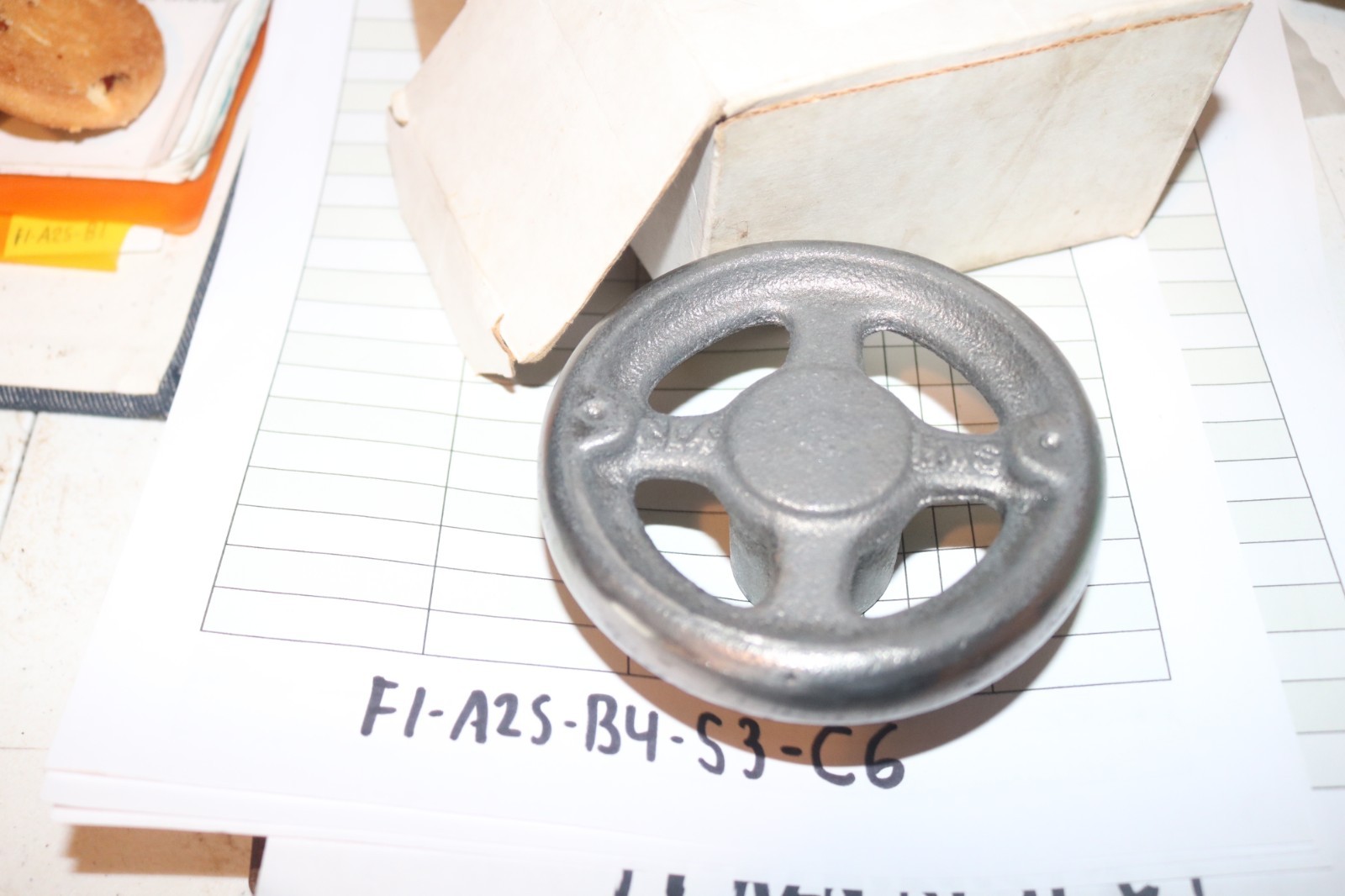 NOS Carr Lane handwheel CL4HWFS 4 inch cast iron 5340-00-622-5049