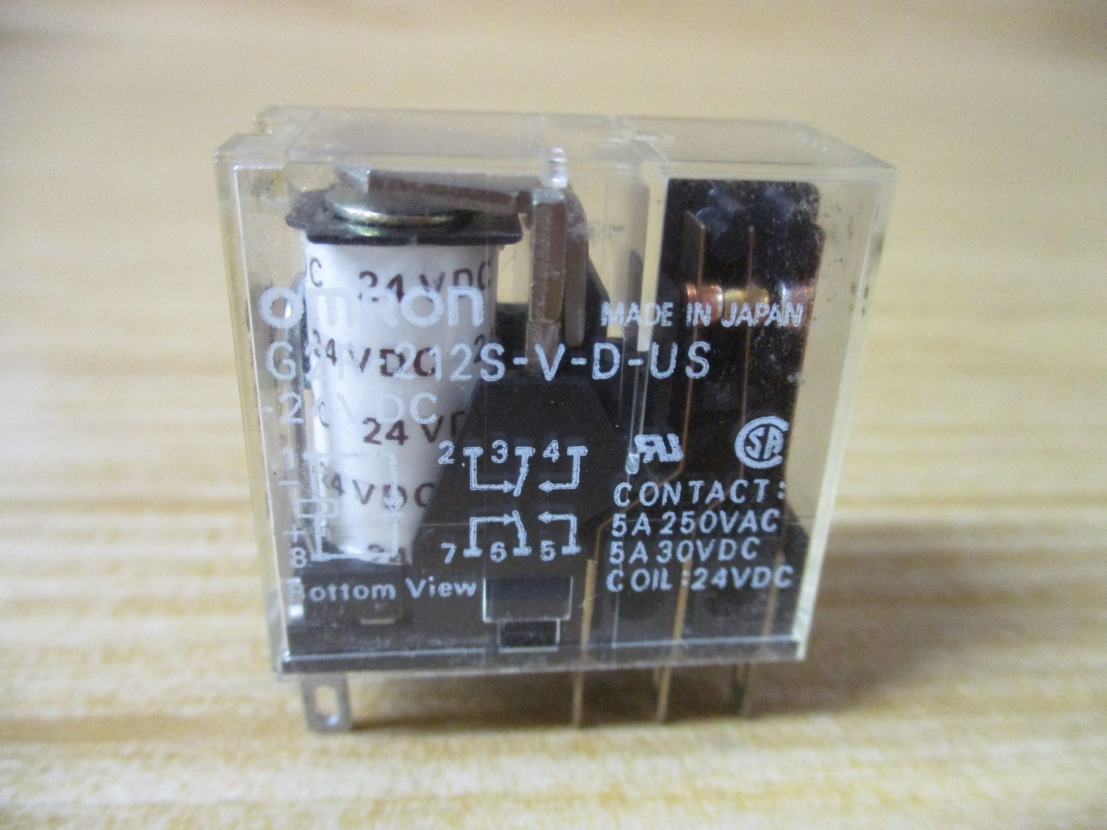 Omron G2R-212S-V-D-US-24V DC Relay G2R-212S-V-D-US-24VDC