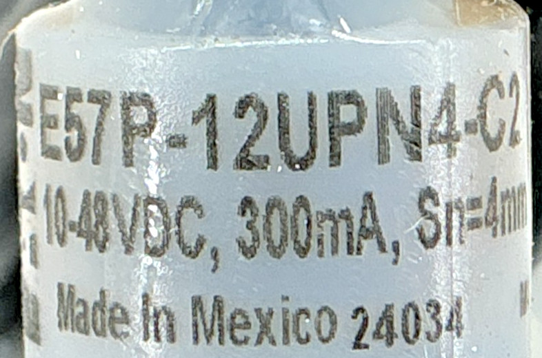 New Eaton E57P-12UPN4-C2 Ser M1 Inductive Sensor 3-Wire 10-48VDC NO Cable 2meter