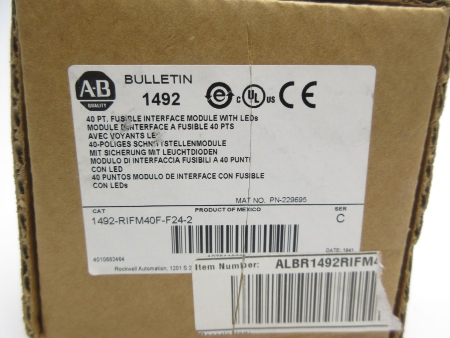 INDUSTRIAL SPARE PART 1492-RIFM40F-F24-2 SER. C 10-30VAC/DC (BR/WH) NSMP
