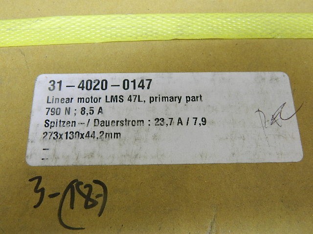 HIWIN Linear Motor 31-4120-0147 LMS 47L (1000mm) PTC M222504-05 NEW