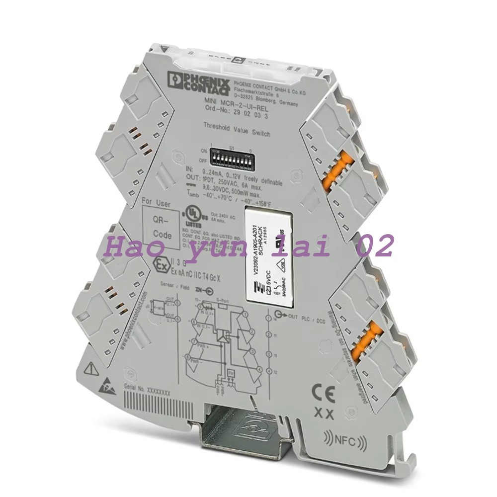 1PCS New For 2902033 Phoenix MINI MCR-2-UI-REL Threshold Switch