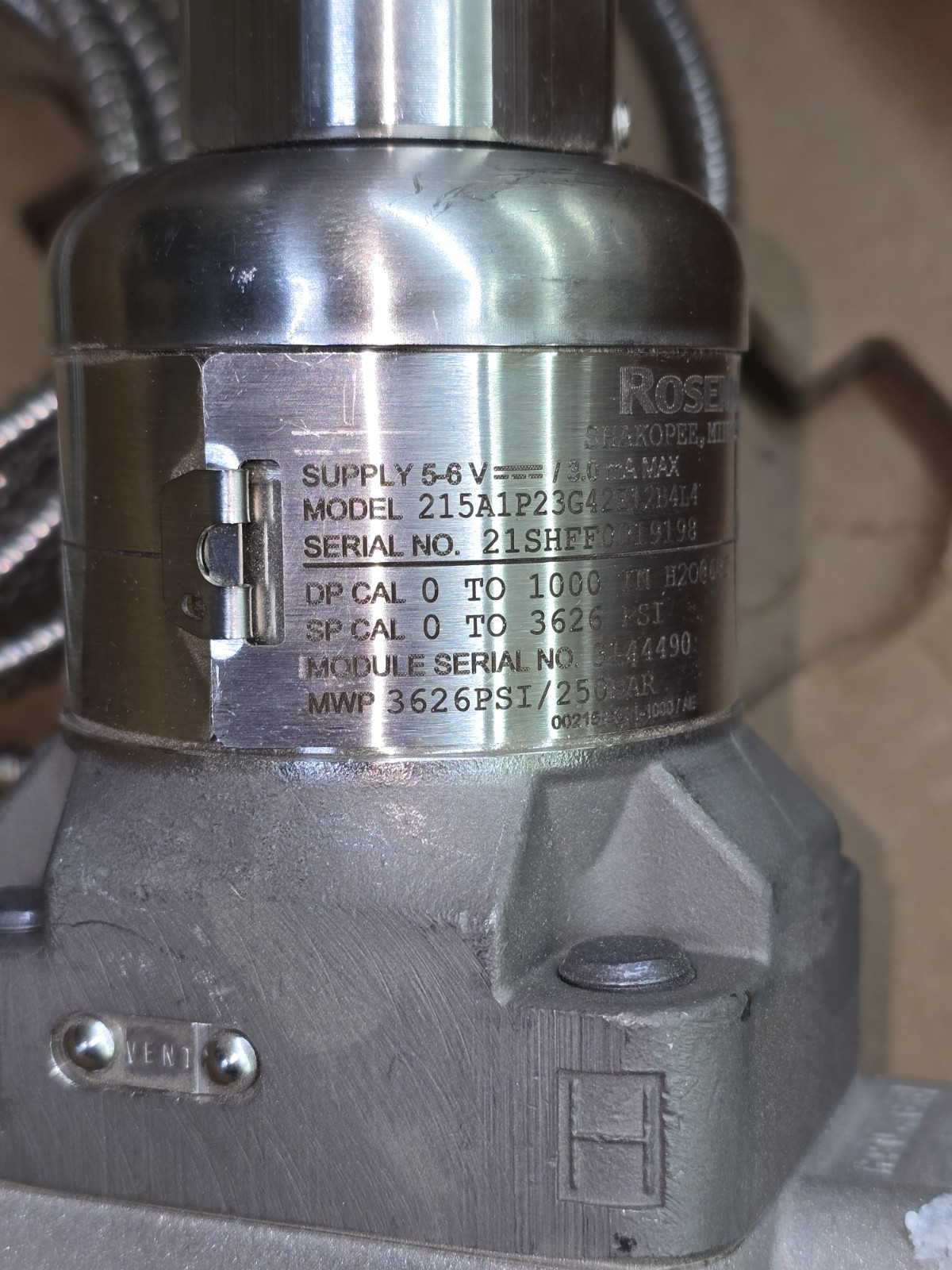 Rosemount Barracuda 215 Transmitter (419)