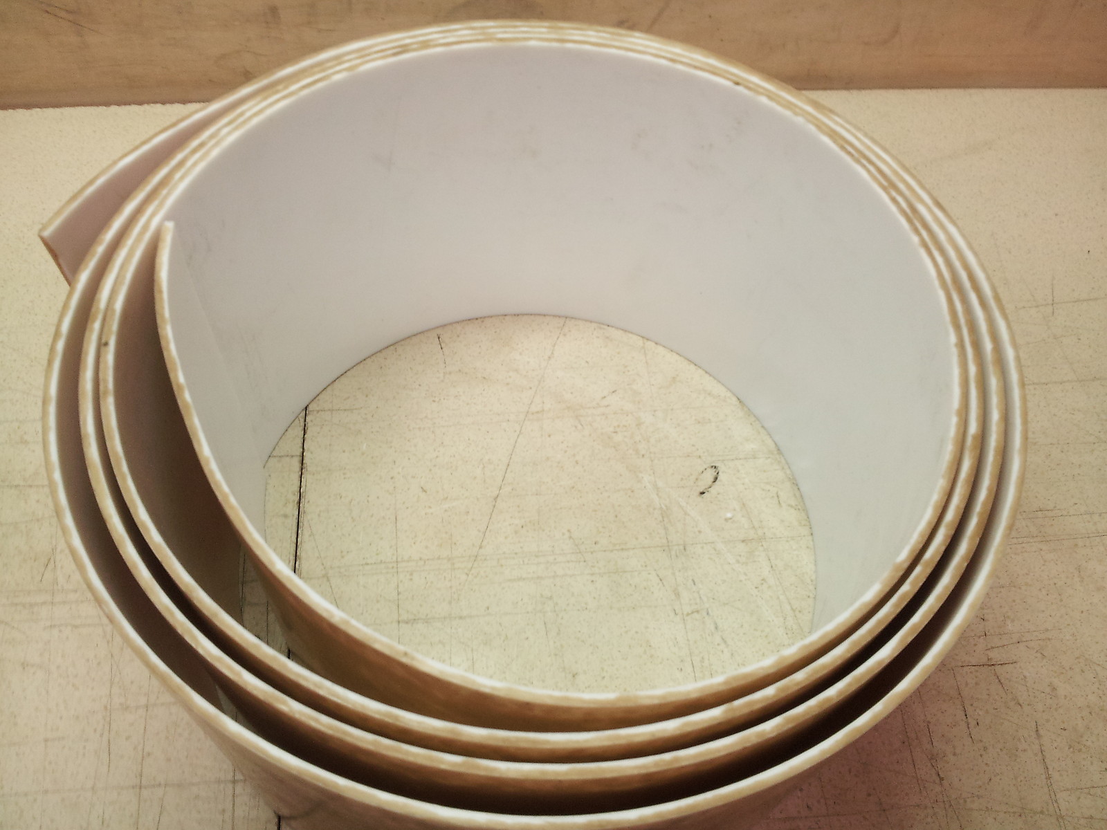 NOS Teflon Strip Roll 1/8″ x 6″ x 9ft (Etched on one side to bond to A36 Steel)