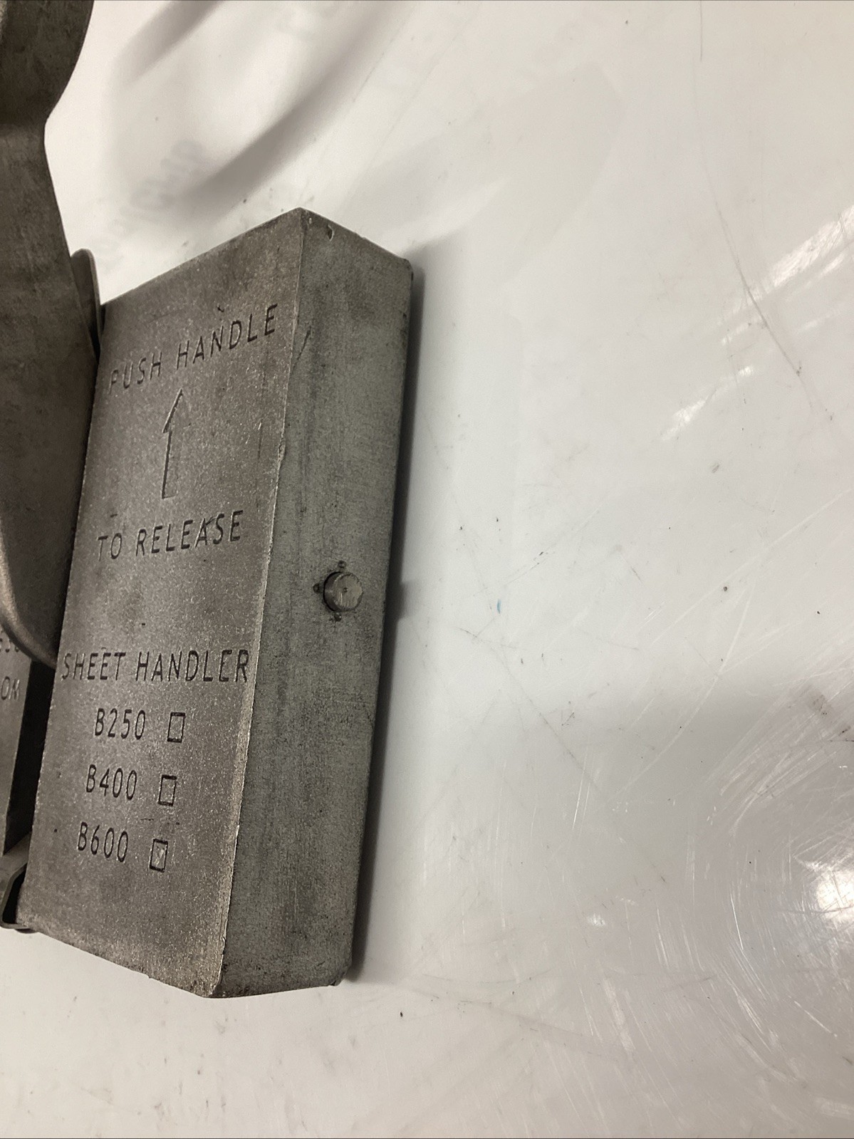 Mag-Mate B600 Lifting Magnet, 600 Lb Flat Steel Cap U-409S