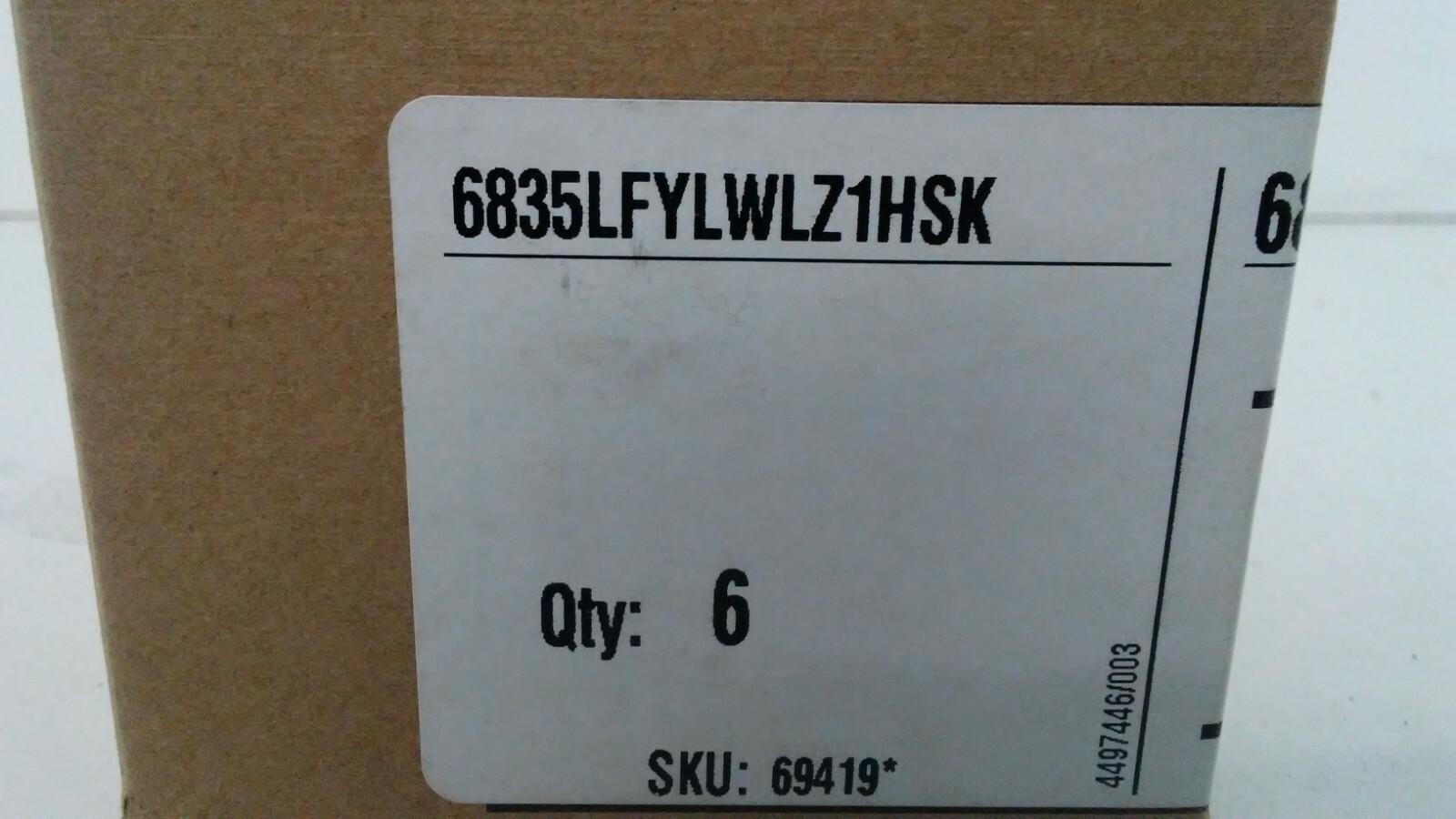 LOT OF (6) NEW IN BOX! MASTER LOCK KEYED DIFFERENTLY PADLOCKS 6835LFYLWLZ1HSK