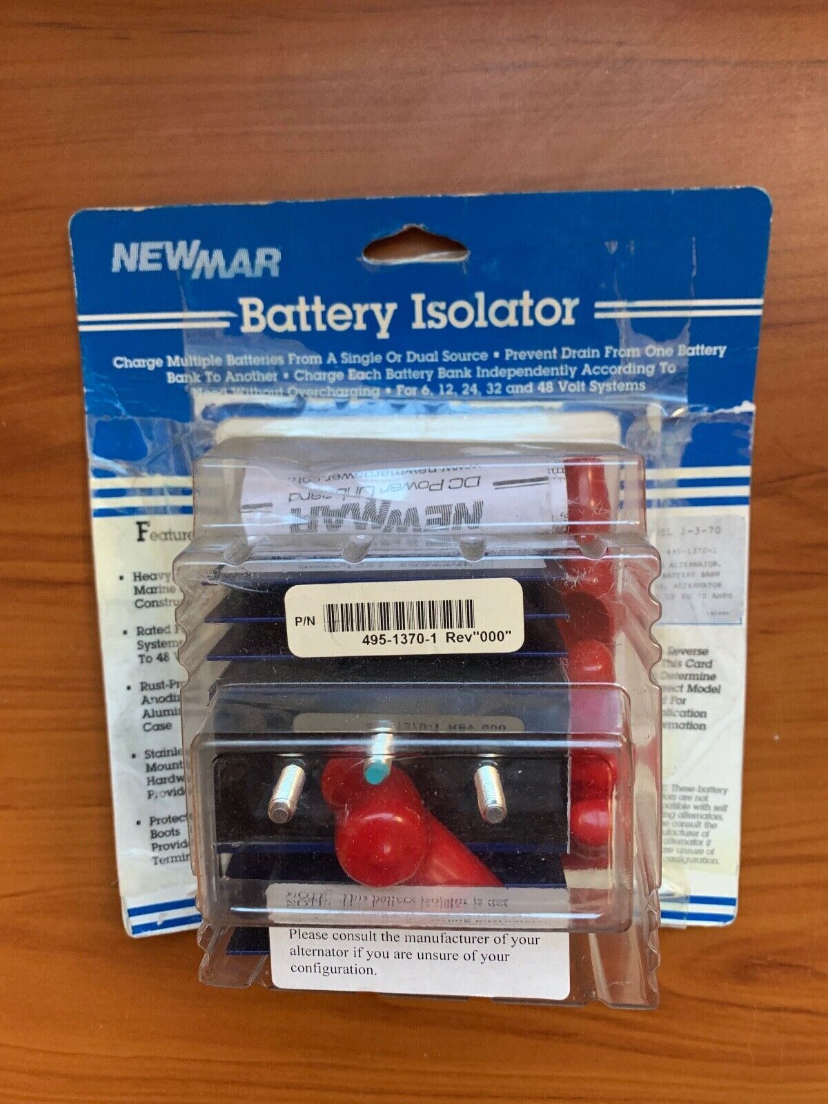 Newmar Battery Isolator 495-1370-1 Rev”000″ 1-3-70 70Amps – New