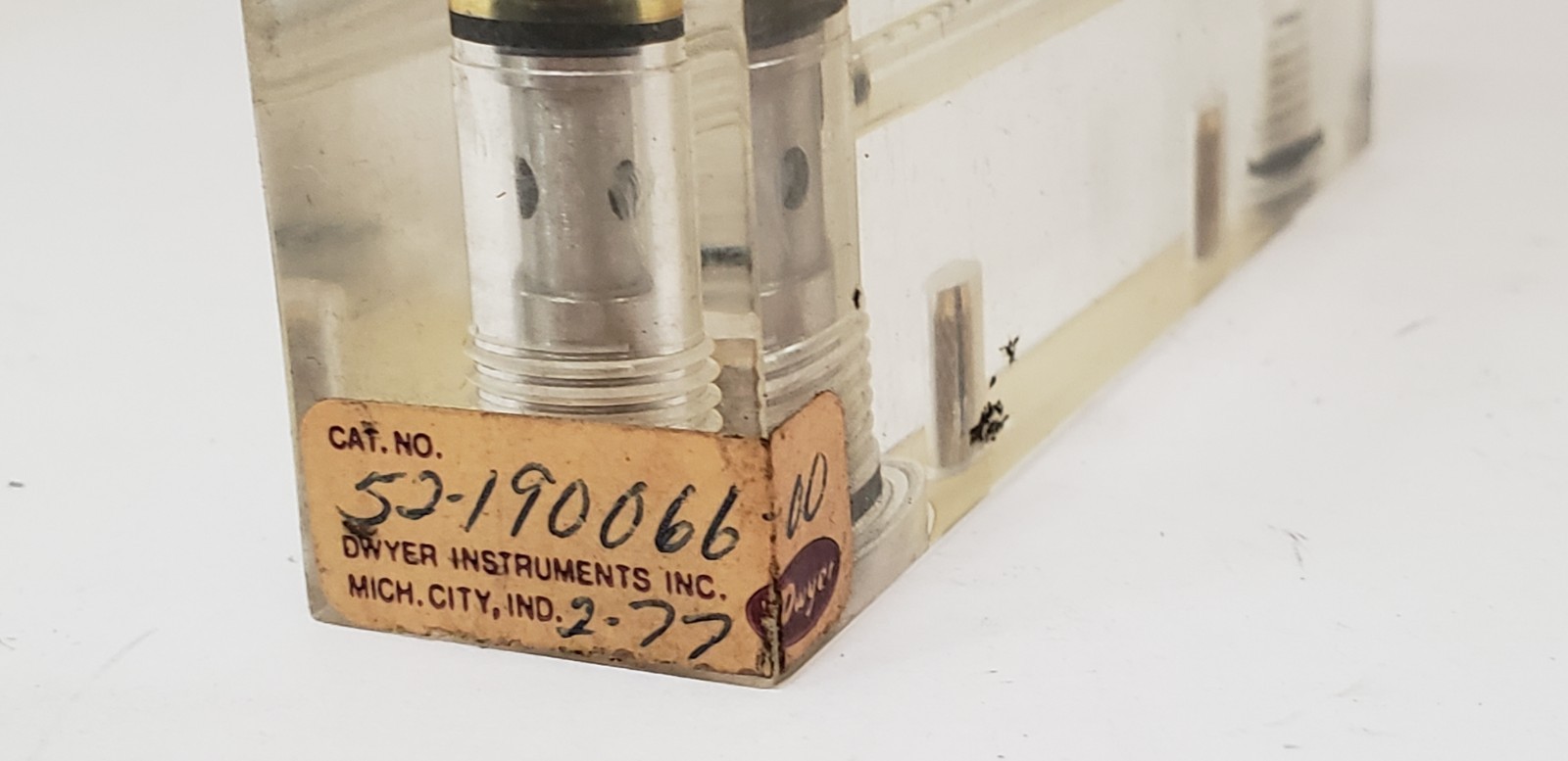 DWYER 52-190066-00 AIR FLOW METER, SCFH -5, NNB