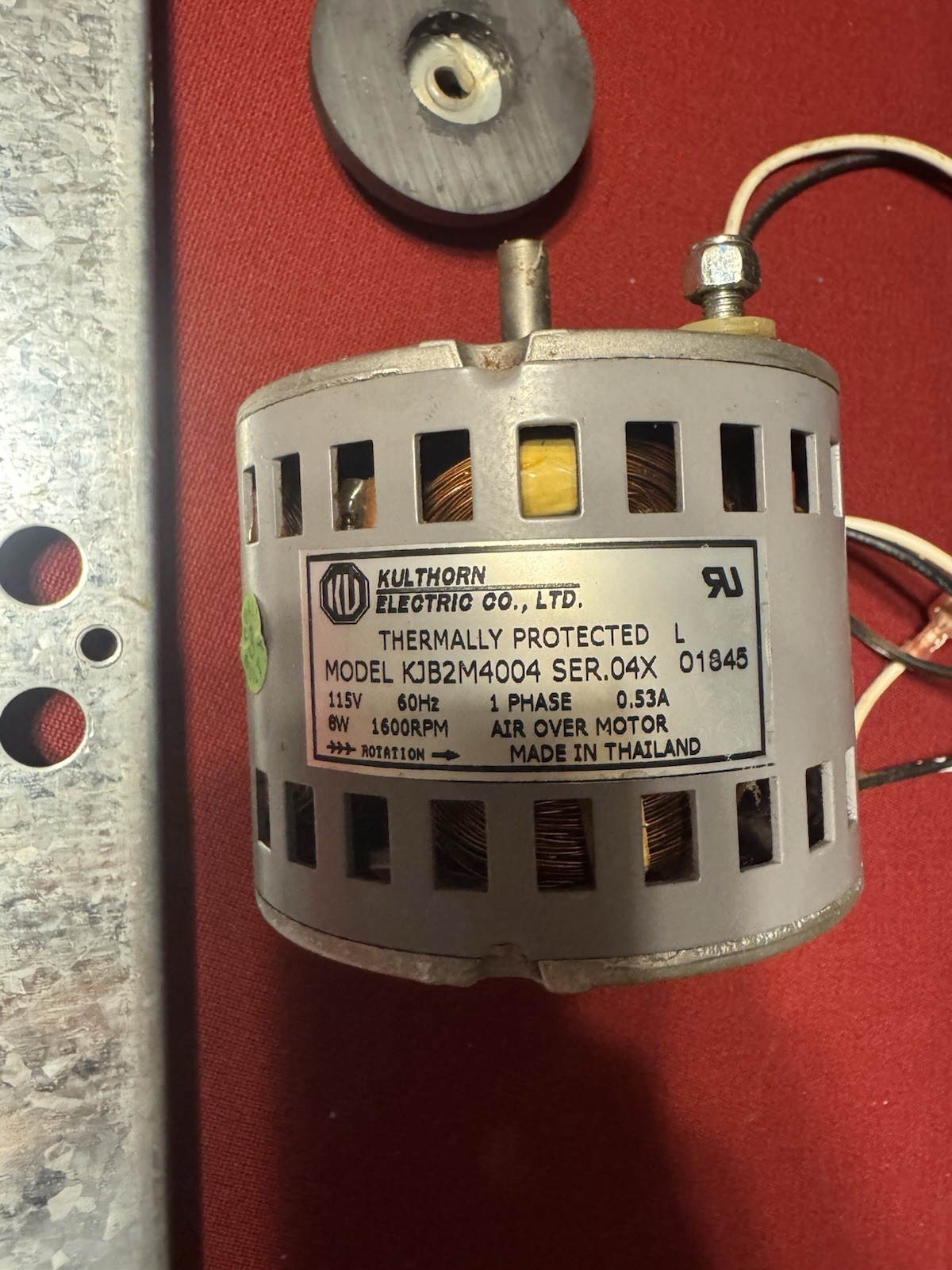 Crathco 1068 Motor for Beverage Dispensers, Includes Bracket. Magnet.,115v 60Hz
