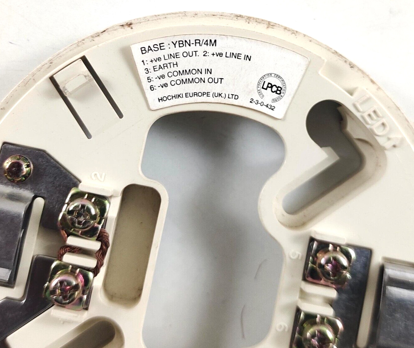 Hochiki / Deckma DCD-1EM Heat Detector With Base Type YBN-R/4M
