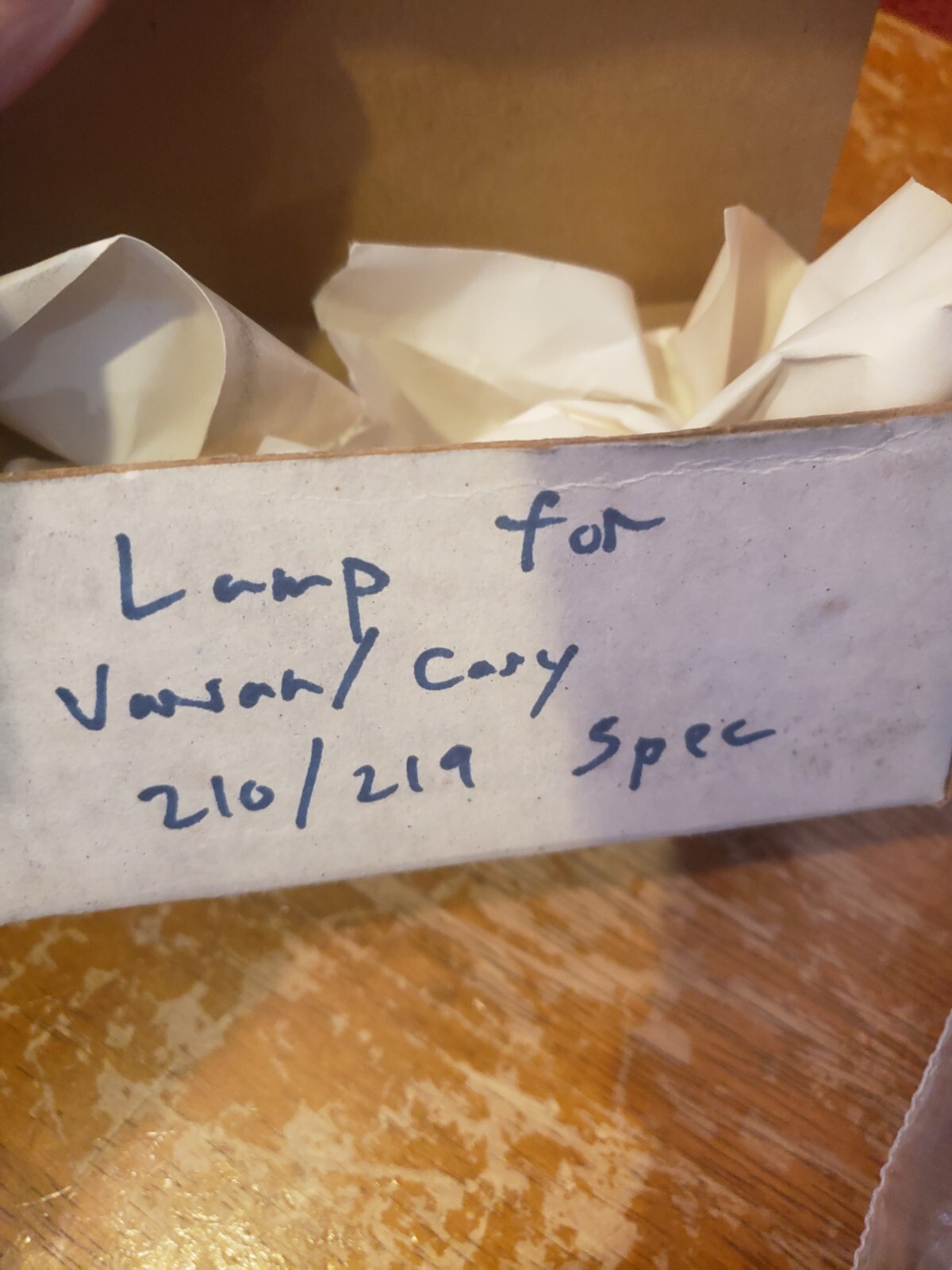NEW Old Stock Varian 210 219 Tungsten Lamp bulb spectrophotometer # 6749981500 +